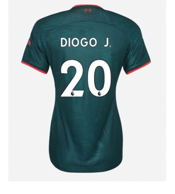 Liverpool Diogo Jota #20 Tredjedrakt Kvinner 2022-23 Kortermet